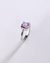 Deep Amethyst (Jamunia) Ring – 925 Silver - #1218N4