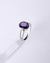 Amethyst (Jamunia) Gemstone Ring – 925 Silver - #1112B