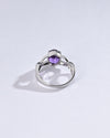 Amethyst (Jamunia) Ring – 925 Silver - #1104N4