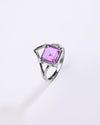 Luxe Amethyst (Jamunia) Ring – 925 Silver - #1192N4 Sq