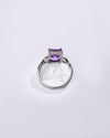 Refined Amethyst (Jamunia) Ring – 925 Silver - #1220N4 Sq