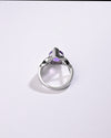 Classic Amethyst (Jamunia) Ring – 925 Silver - #1105N3 Drop