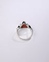 Coral (Moonga) Ring – 925 Silver Everyday - #1105N3 Tr
