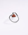 Coral (Moonga) Ring – 925 Silver Artistry - #1202N3 Tr