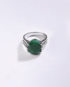 Classic Emerald (Panna) Ring – 925 Silver - #1237N6