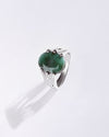 Classic Emerald (Panna) Ring – 925 Silver - #1237N6