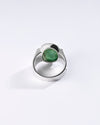 925 Silver Emerald (Panna) Ring – Pure Design - #1111B