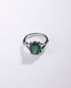 Royal Emerald (Panna) Ring – 925 Silver - #1175N4