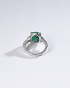 Royal Emerald (Panna) Ring – 925 Silver - #1175N4