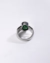 Daily Wear Emerald (Panna) Ring – 925 Silver - #1244B