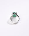 Emerald (Panna) Ring – 925 Silver Minimalist - #1224N4