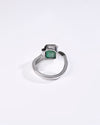 Steady Emerald (Panna) Ring – 925 Silver - #1152B Sq