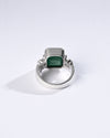 Refined Emerald (Panna) Ring – 925 Silver - #1199B Sq