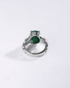 Emerald (Panna) Ring – Pure 925 Silver - #1245N4