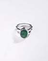 Prestige Emerald (Panna) Ring – 925 Silver - #1245B