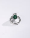 Prestige Emerald (Panna) Ring – 925 Silver - #1245B