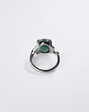 Radiant Emerald (Panna) Ring – 925 Silver - #1196N4