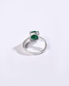 Opulent Emerald (Panna) Ring – 925 Silver - #1201N4
