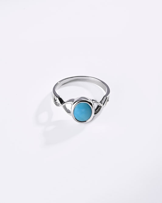 Luxe Turquoise (Firoza) Ring – 925 Silver - #1105