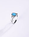 Luxe Turquoise (Firoza) Ring – 925 Silver - #1105