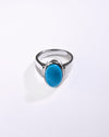 Statement Turquoise (Firoza) Ring – 925 Silver - #1224
