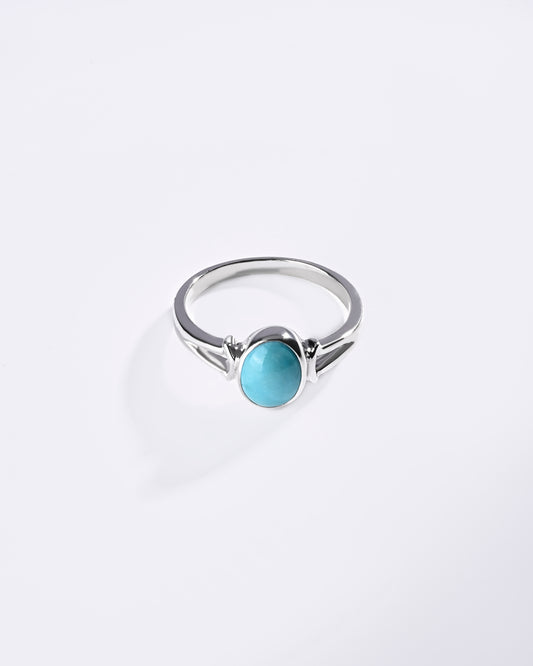 Turquoise (Firoza) Ring – 925 Silver - #1148