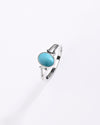 Turquoise (Firoza) Ring – 925 Silver - #1148