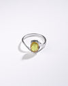 Yellow Sapphire (Pukhraj) Ring – 925 Silver - #1176N4