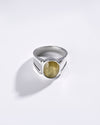 Daily Wear Yellow Sapphire (Pukhraj) Ring – 925 Silver - #1111B