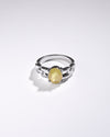 Mystic Yellow Sapphire (Pukhraj) Ring – 925 Silver - #1245N4