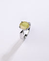 Balanced Yellow Sapphire (Pukhraj) Ring – 925 Silver - #1136N4