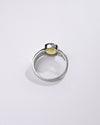 Radiant Yellow Sapphire (Pukhraj) Ring – 925 Silver - #1242B