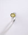 Rich Hue Yellow Sapphire (Pukhraj) Ring – 925 Silver - #1200B