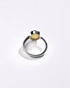 Gleaming Yellow Sapphire (Pukhraj) Ring – 925 Silver - #1218B