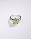 Grand Yellow Sapphire (Pukhraj) Ring – 925 Silver - #1225N4