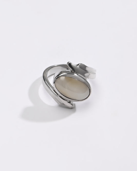 Cat's Eye (Lehsunia) Ring – 925 Silver Crafted - #1103 - Myra