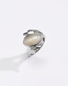 Cat's Eye (Lehsunia) Ring – 925 Silver Crafted - #1103 - Myra