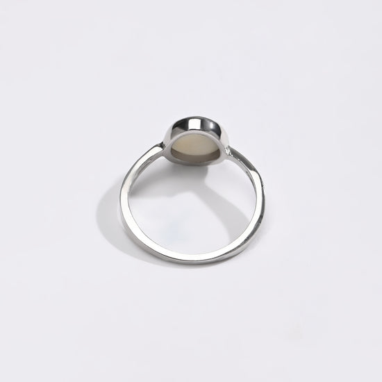 Classic Cat's Eye (Lehsunia) Ring – 925 Silver - #1201 - Myra