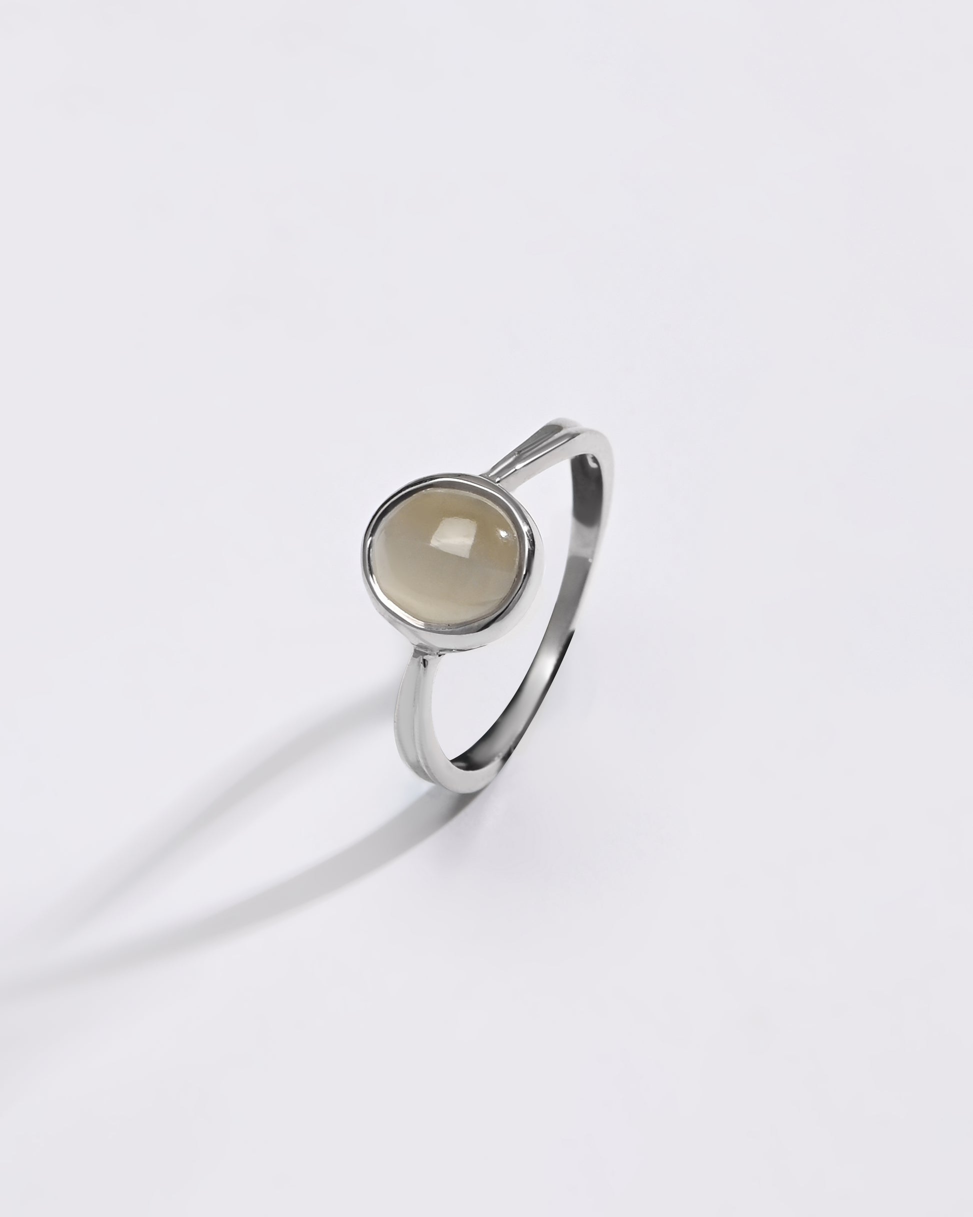 Classic Cat's Eye (Lehsunia) Ring – 925 Silver - #1201 - Myra