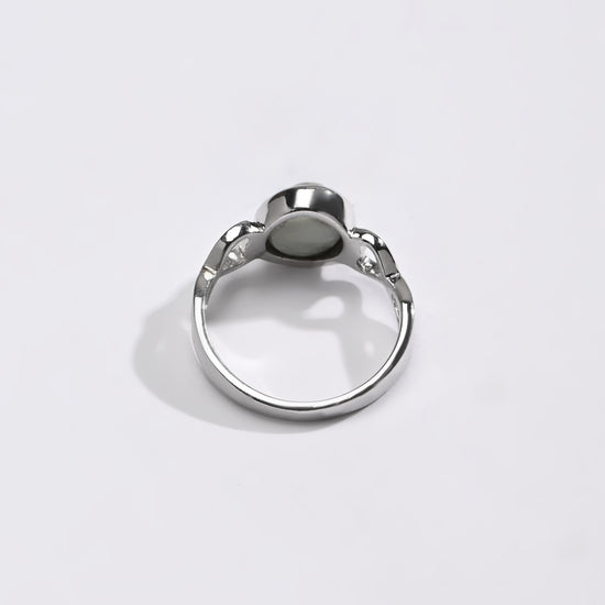 Luxe Cat's Eye (Lehsunia) Ring – 925 Silver - #1220 - Myra