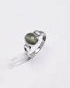 Luxe Cat's Eye (Lehsunia) Ring – 925 Silver - #1220 - Myra