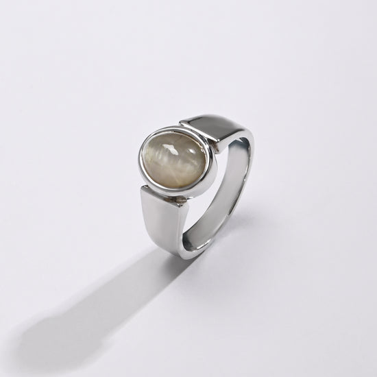 Royal Cat's Eye (Lehsunia) Ring – 925 Silver - #1224 - Myra