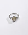 Natural Cat's Eye (Lehsunia) Ring – 925 Silver - #1142 - Myra