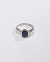 Certified Blue Sapphire (Neelam) Ring – 925 Silver - 1101B - Myra
