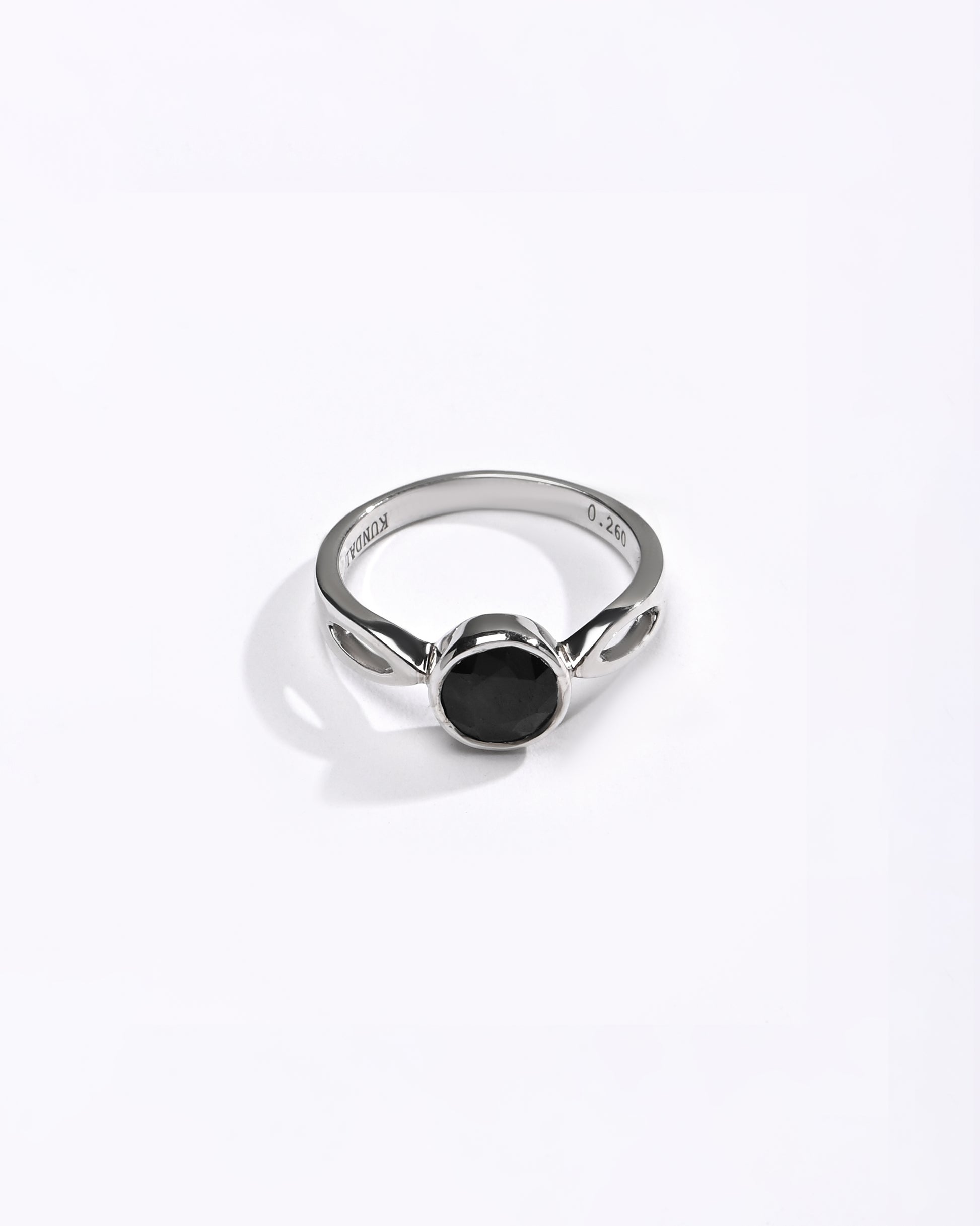 925 Silver Blue Sapphire (Neelam) Ring - 1102B - Myra