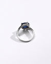 Blue Sapphire (Neelam) Gemstone Ring – 925 Silver - 1103N4 - Myra