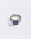 Bold Blue Sapphire (Neelam) Ring – 925 Silver - 1106N4 Re - Myra
