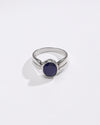 Blue Sapphire (Neelam) Ring – 925 Silver - 1126B - Myra