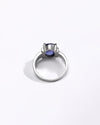 Royal Blue Sapphire (Neelam) Ring in 925 Silver - #1134N4 - Myra