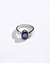 925 Silver Blue Sapphire (Neelam) Ring - 1136B - Myra